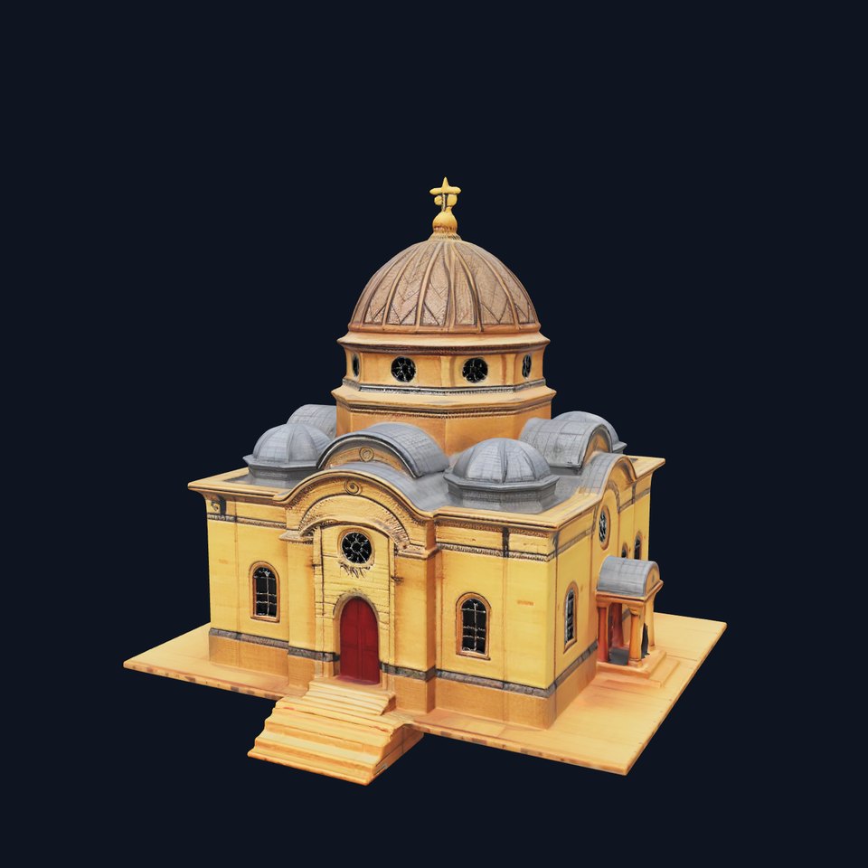 Classic Byzantine Church model pack